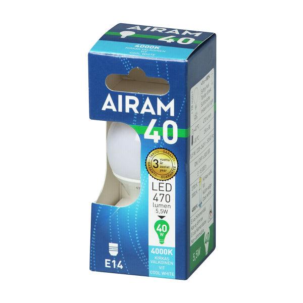 LED lamp Airam E14 Long, 4000K - SPEED LIGHT
