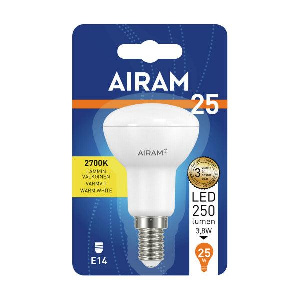LED lamp Airam E14 R50, 2700K / 110° - SPEED LIGHT