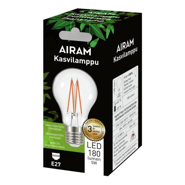 LED diode Airam E27 Plant Filament, 5 W / 160 lm - SPEED LIGHT