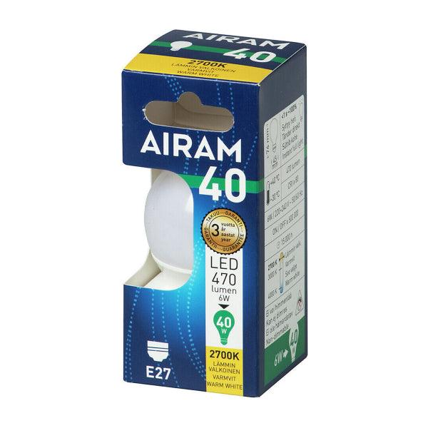 LED lamp Airam E27 Small, 2700K - SPEED LIGHT