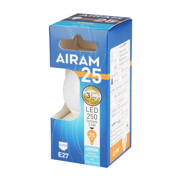 LED lamp Airam E27 Small, 4000K - SPEED LIGHT