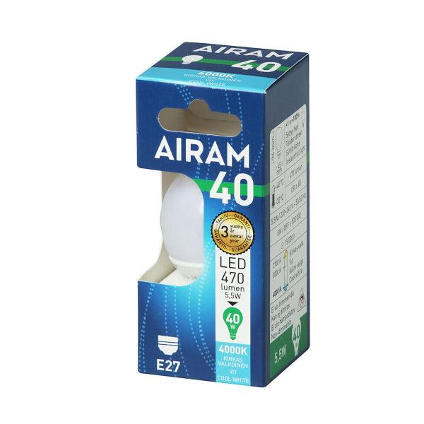 LED lamp Airam E27 Small, 4000K - SPEED LIGHT