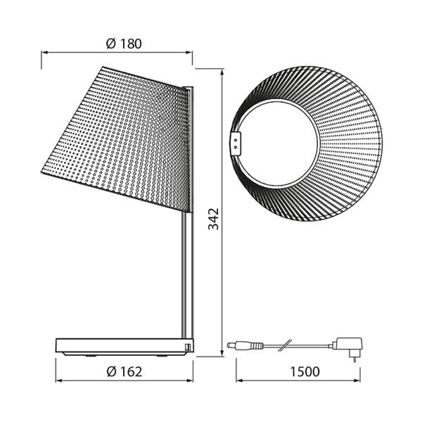 Table lamp Airam Illusion Dot, 430 lm - SPEED LIGHT