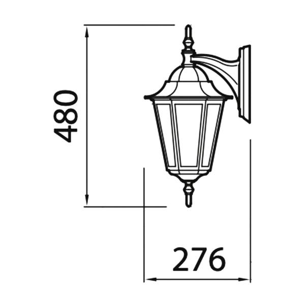 Wall lamp Airam Kartano Down, E27 - SPEED LIGHT