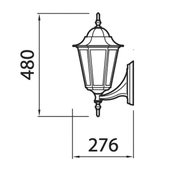 Wall lamp Airam Kartano Up, E27 - SPEED LIGHT