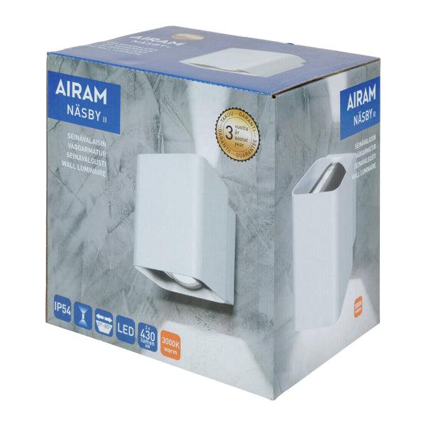 Wall lamp Airam Näsby Double, 3000K - SPEED LIGHT