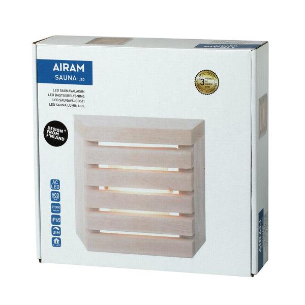 Wall lamp Airam Saunaled SQ, 500 lm - SPEED LIGHT
