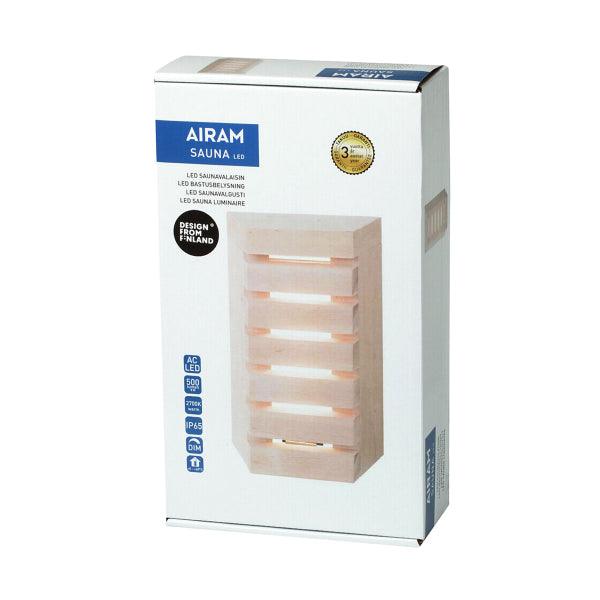 Wall lamp Airam Saunaled Vert, 500 lm - SPEED LIGHT