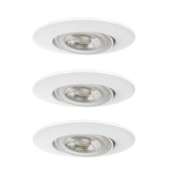 Downlight set Airam Skye Tilt, IP20 / 5W, 3 pcs - SPEED LIGHT