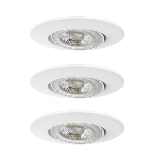 Downlight set Airam Skye Tilt, IP20 / 5W, 3 pcs - SPEED LIGHT
