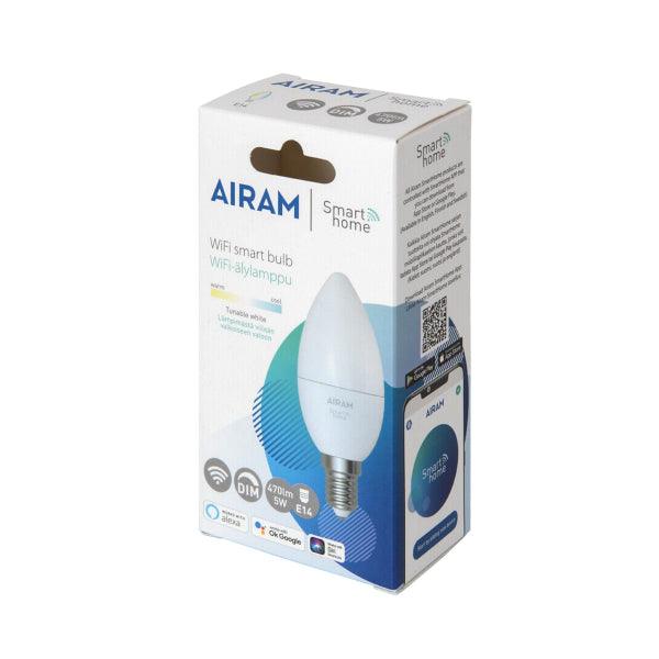 Smart LED lamp Airam E14 Candle, 2700-6500K - SPEED LIGHT