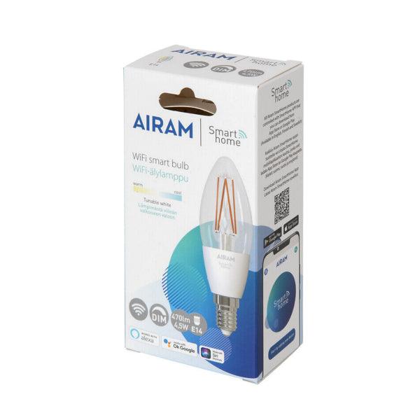 LED lamp Airam E14 Candle TW, 4.5 W - SPEED LIGHT