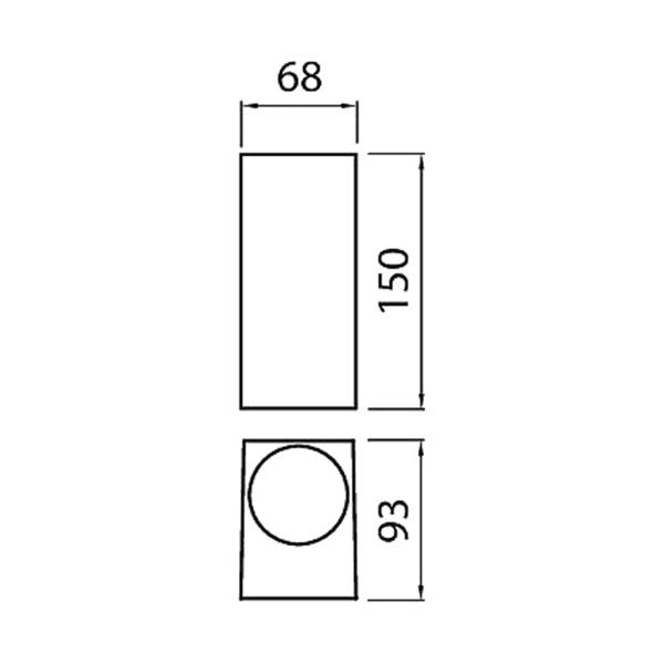 Wall lamp Airam Sund Double, GU10 - SPEED LIGHT