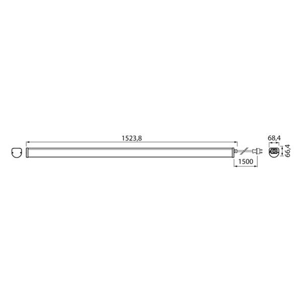 Universal lamp Airam Tube II 1500 35W - 4000K / 3500 lm / 152 cm - SPEED LIGHT