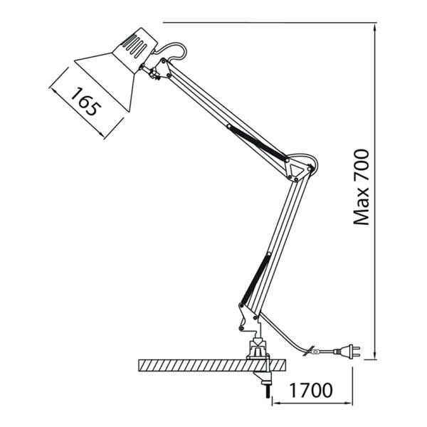 Table lamp Airam Venla, E27 - SPEED LIGHT