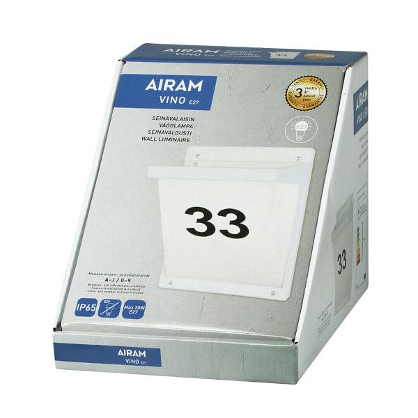 Wall lamp Airam Vino, E27 - SPEED LIGHT
