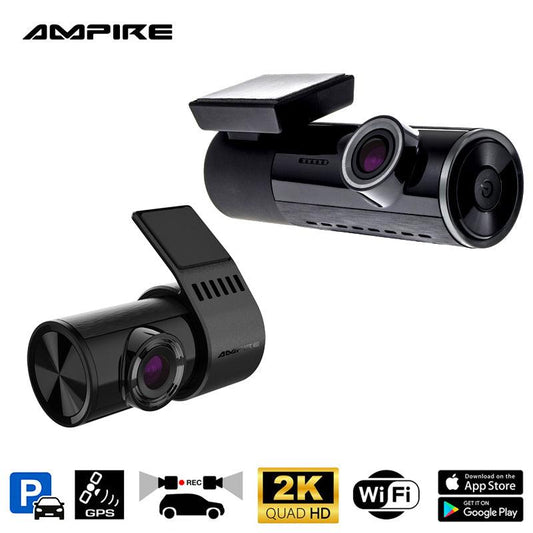 Double dashcam AMPIRE, caméra avant 2K et caméra arrière AHD, WiFi et GPS pour Mercedes - SPEED LIGHT