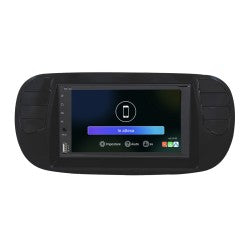 Autoradio pour Fiat 500 Pre-Restyling noir mat