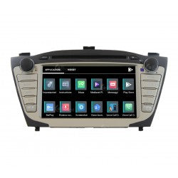 AUTORADIO POUR HYUNDAI IX35 AVEC NAVI / ARRIÈRE / AMPLI ET GRAND ÉCRAN LCD EN STANDARD...