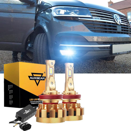 Para 2015-2020 VOLKSWAGEN TRANSPORTER T6 H11 Bombillas LED de luz antiniebla Serie F-16 Plus Grado automotriz 14000LM