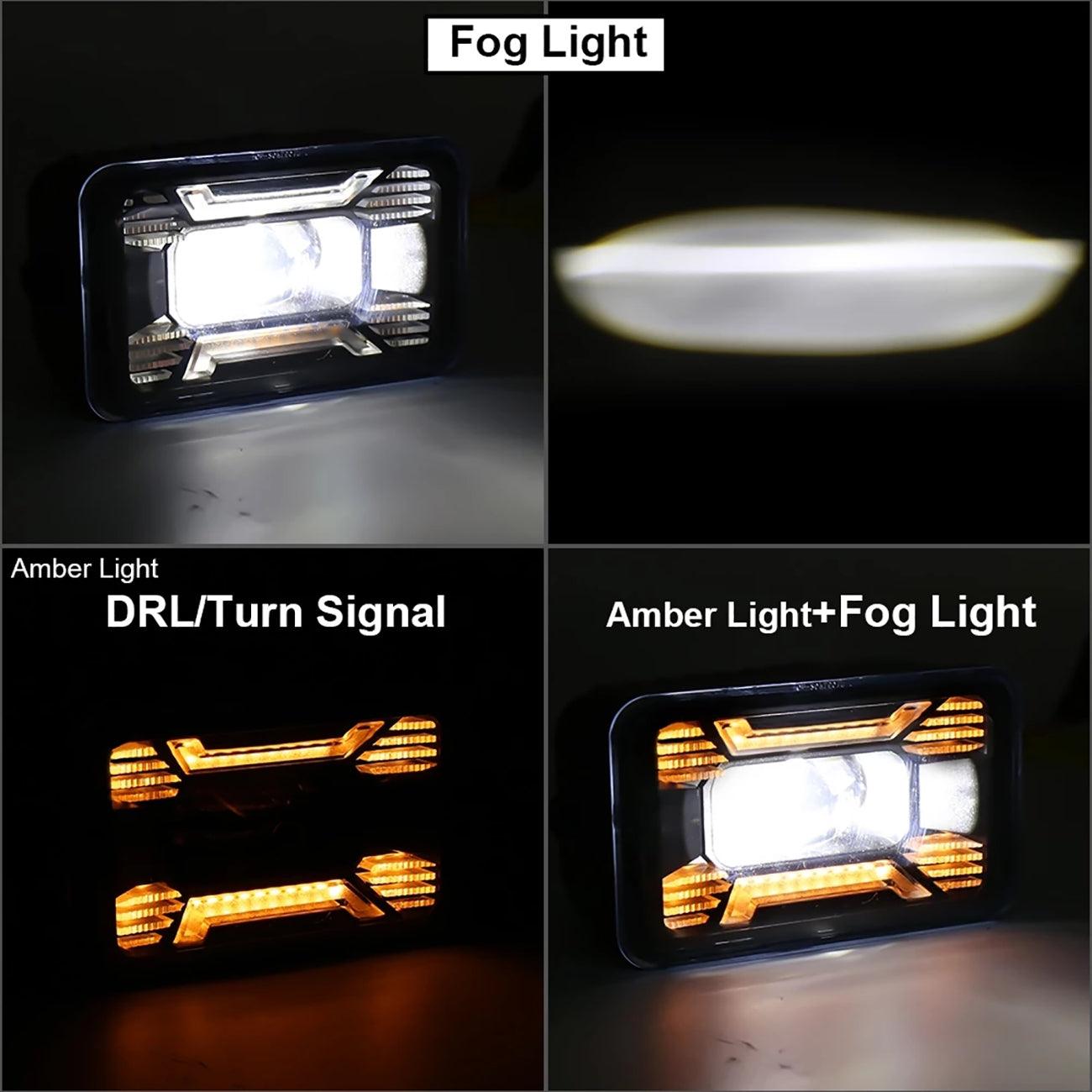 (2pcs/set) 60W Feux De Brouillard LED Avec DRL Pour Ford F150