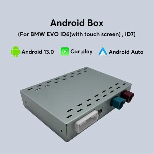 Android 13 Décodeur Sans Fil Carplay Pour BMW EVO ID6 ID7