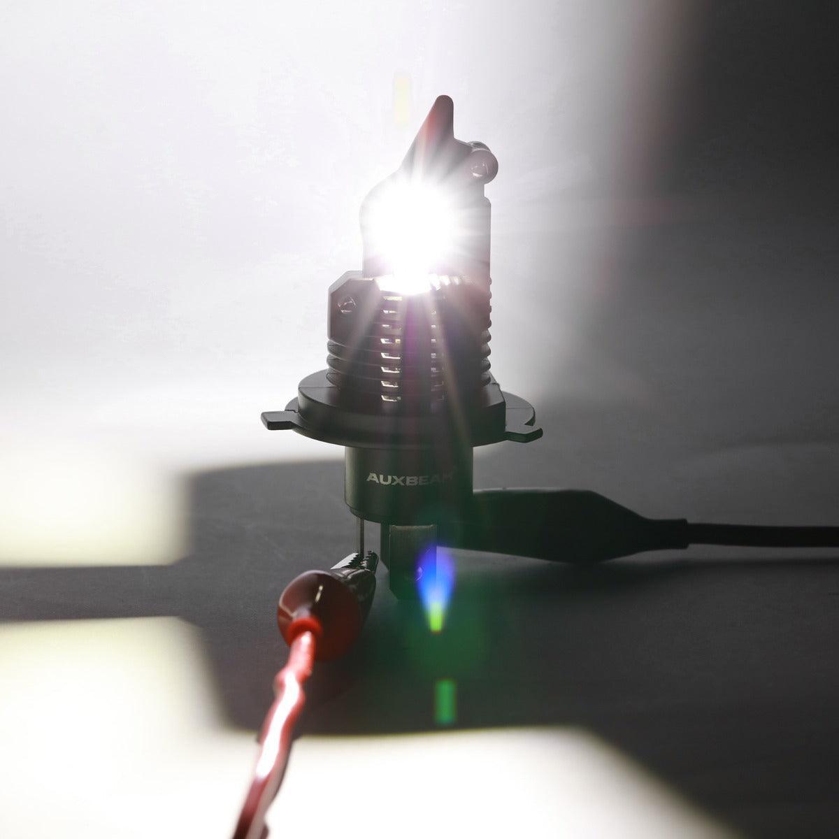 Sin ventilador e inalámbrico 1:1 Tamaño halógeno Serie Q10 8000ML 44W Bombillas de faros LED 6500K Blanco frío 