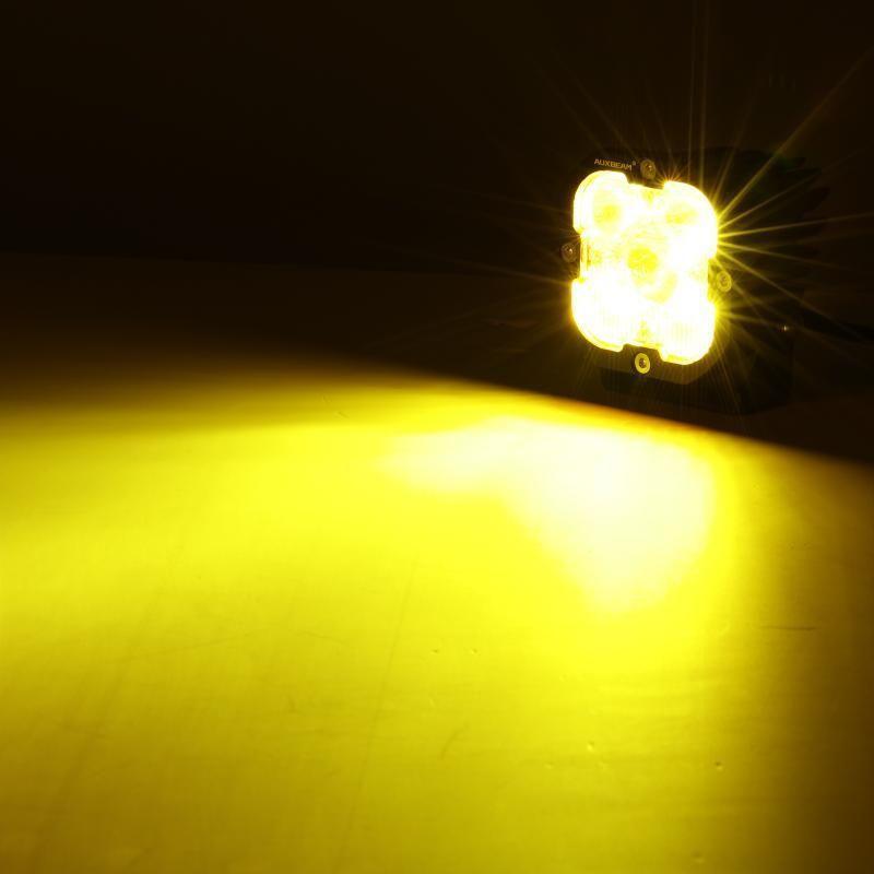 XP-ULTRA Series 3 Inch 80W 9600LM LED Pods Lights White&amp;Amber