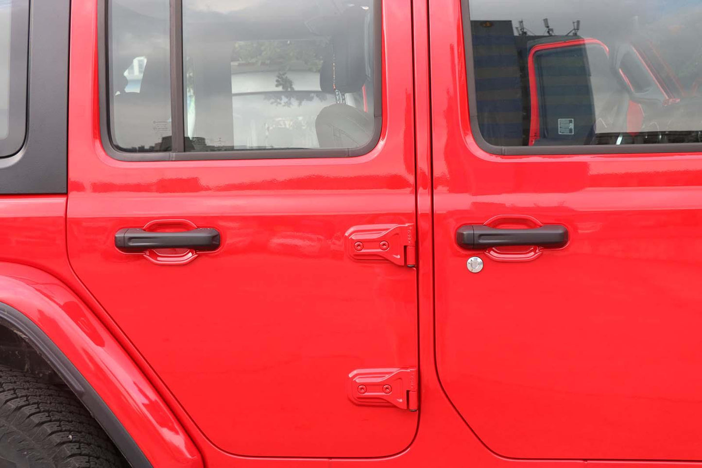(5pcs/set) Door Handle Bowl Exterior Trim, Door Handle Recess Guard Trim Cover for Jeep Wrangler JL 2018-2022