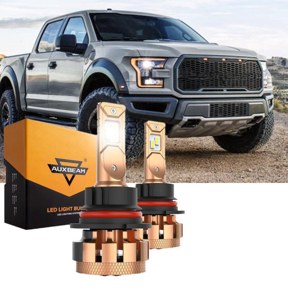 For 2004 Ford F150 Heritage F-16 Plus Series 9007 Built-in Canbus Automotive Grade 14000LM LED Light Bulbs High Low Beam Bundle
