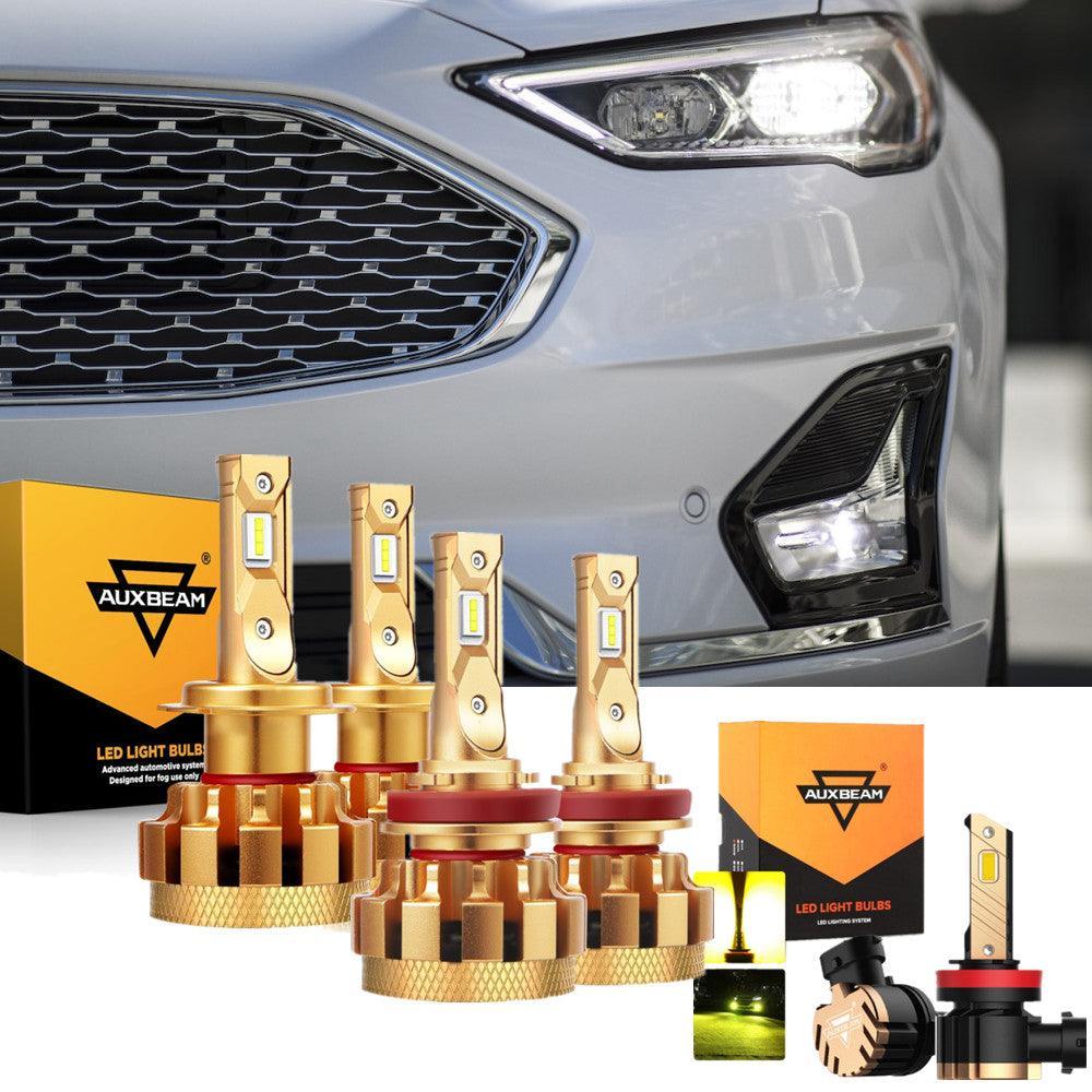 Para Ford Fusion F-16 Plus Series 2006-2017 Canbus incorporado grado automotriz 14000LM bombillas LED paquete de haz alto y bajo