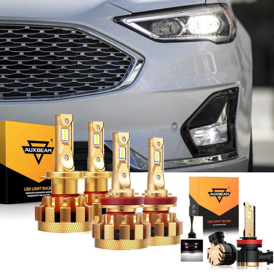 Para Ford Fusion F-16 Plus Series 2006-2017 Canbus incorporado grado automotriz 14000LM bombillas LED paquete de haz alto y bajo