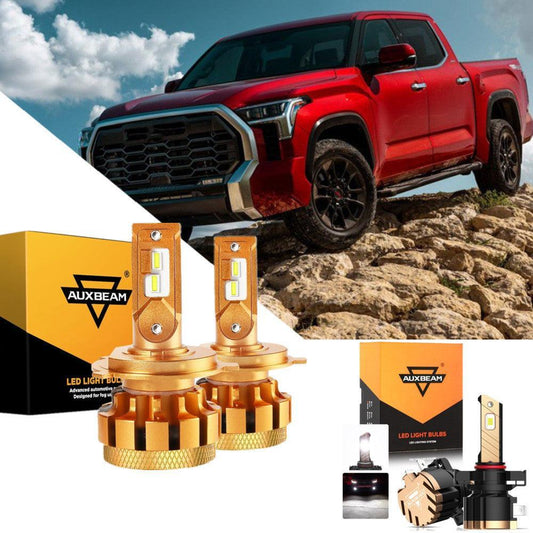 Para Toyota Tundra F-16 Plus Series 2014-2020 Canbus incorporado grado automotriz 14000LM bombillas LED paquete de haz alto y bajo