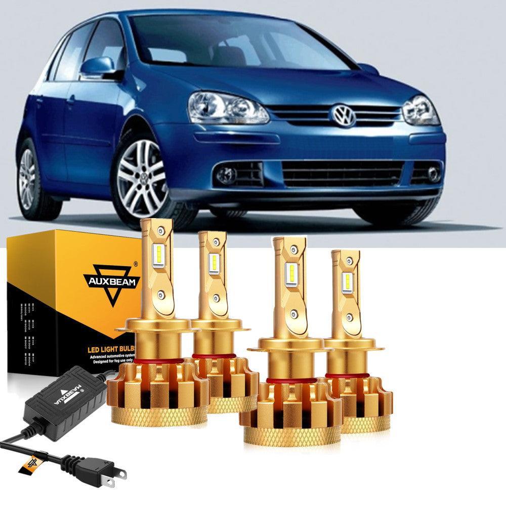 Para Volkswagen Golf F-16 Plus Series 2000-2006, bombillas LED combinadas de luz antiniebla, de grado automotriz, 28000LM, de haz alto/bajo/niebla