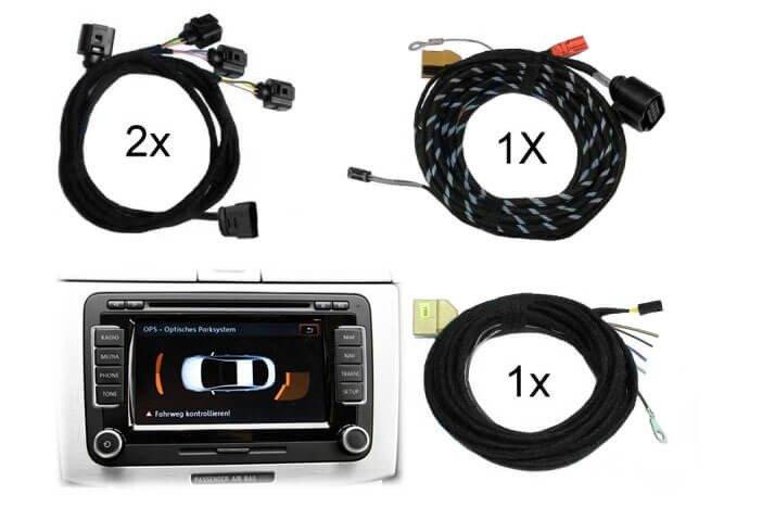 Park Pilot with OPS Front + Rear cable set for VW Golf 6 (VI) - SPEED LIGHT