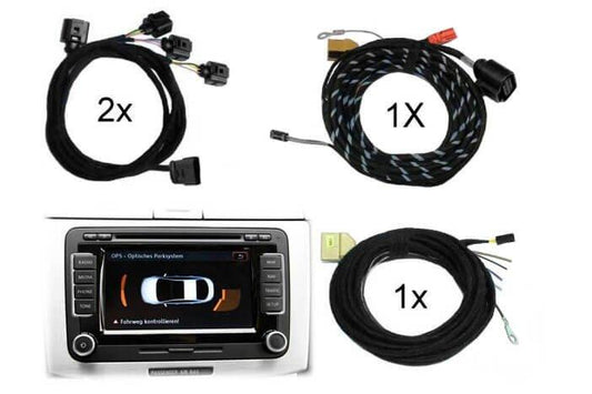 Park Pilot with OPS Front + Rear cable set for VW Golf 6 (VI) - SPEED LIGHT