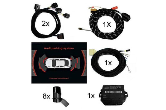 Complete set APS+ plus (optical display) front & rear for Audi A4 8K - SPEED LIGHT
