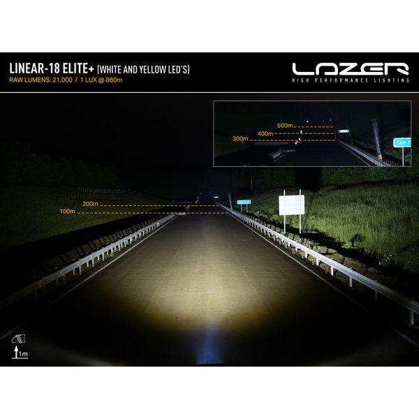 Led bar Lazer Linear 18 Elite+ - Straight / 53 cm / 190W / Ref. 27.5 - SPEED LIGHT