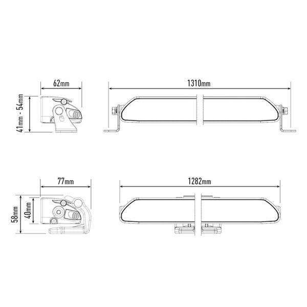 Led bar Lazer Linear 48 Elite - Straight / 128cm / 364W - SPEED LIGHT
