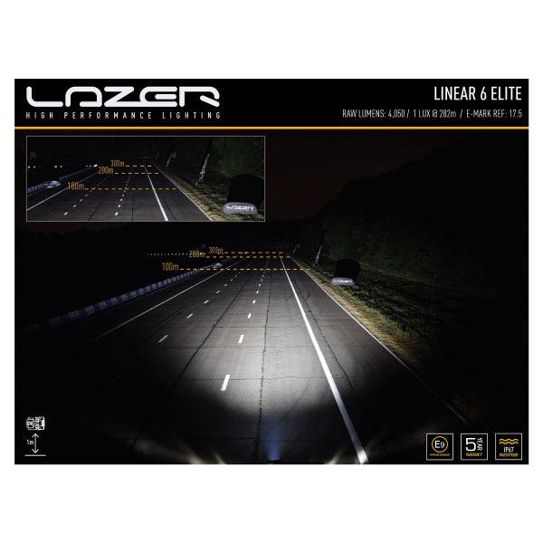 Led bar Lazer Linear 6 Elite - Straight / 22 cm / 36W - SPEED LIGHT