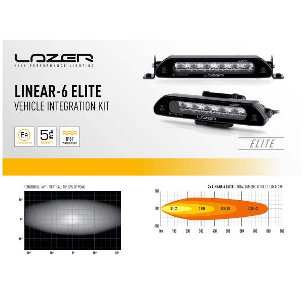 Led bar kit Volkswagen Transporter T7 (2022+), 2 x Lazer Linear 6 Elite - SPEED LIGHT