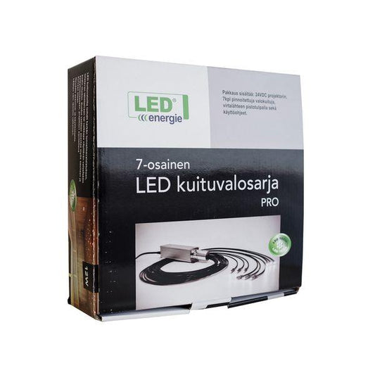 Fiber light kit Led Energie 7-piece, 12W, 3000K - SPEED LIGHT