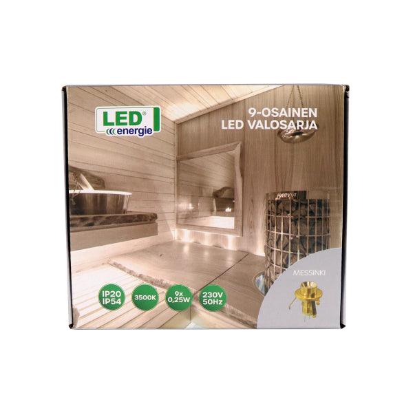 LED sauna lighting KIT Led Energie, 3W / 3500 K - SPEED LIGHT