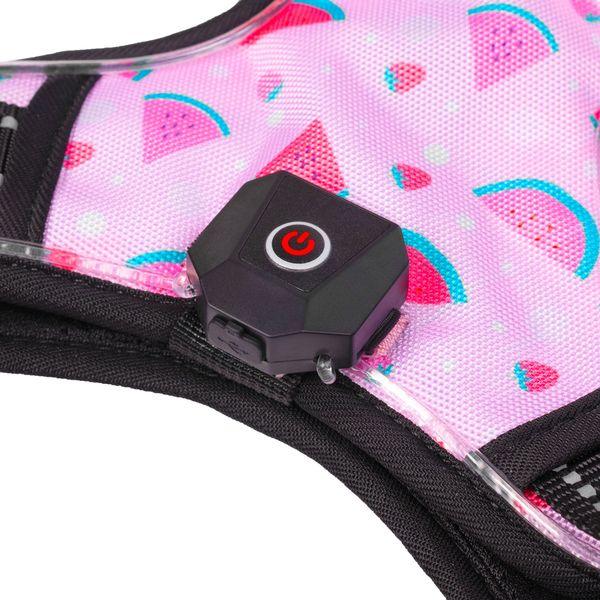 Harness Light5 Doggo Led Harness, Pink - SPEED LIGHT