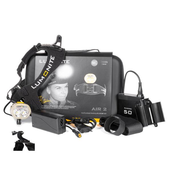 Bicycle helmet lamp LUMONITE® Air2, 2489 lm - SPEED LIGHT