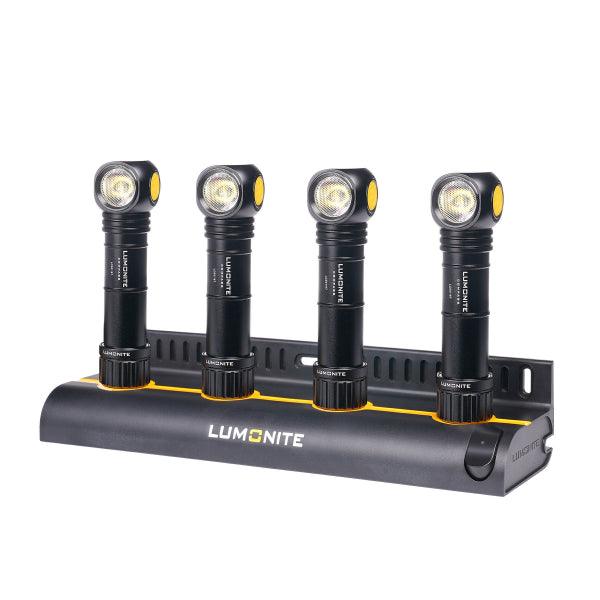Multi-charging station LUMONITE® 4-Slot Charging Station V2 - SPEED LIGHT