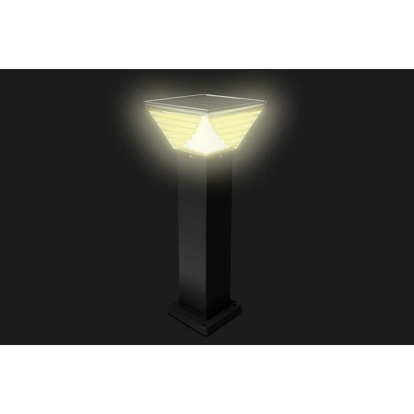 Garden lamp NexSun Solar Bollard Square, 220 lm - SPEED LIGHT