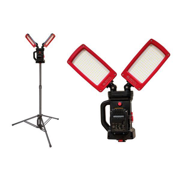 Work light Nightsearcher TwinStar, for drill batteries, 12000 lm - SPEED LIGHT