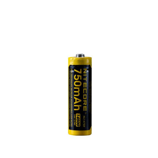 14500 battery Nitecore, Micro-USB rechargeable, 750 mAh - SPEED LIGHT