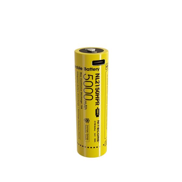 21700 battery Nitecore, USB-C rechargeable, 5000 mAh - SPEED LIGHT